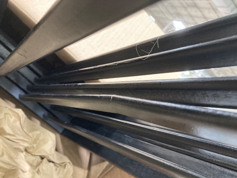 Photo 1 of *Cracked beam* Black Safety Gate, Pet Gate