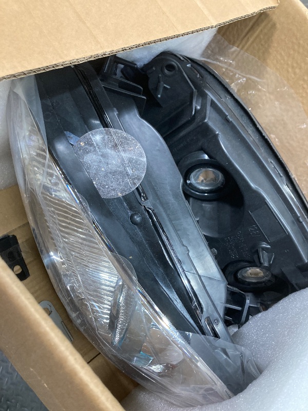 Photo 1 of *Dirty* AUTOSAVER88 Headlights Assembly Compatible with 2008-2012 Chevy Malibu Sedan Models Replacement Chrome Headlight Housing Amber Reflector, Passenger and Driver Side