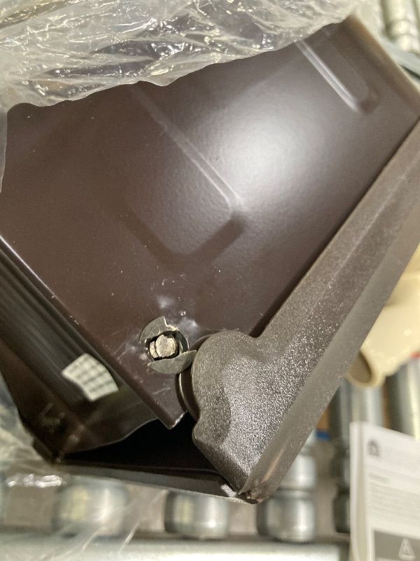 Photo 1 of **BOTTOM CORNER DOOR BROKE OFF**Architectural Mailboxes  Rubbed Bronze, Post Mount, Large