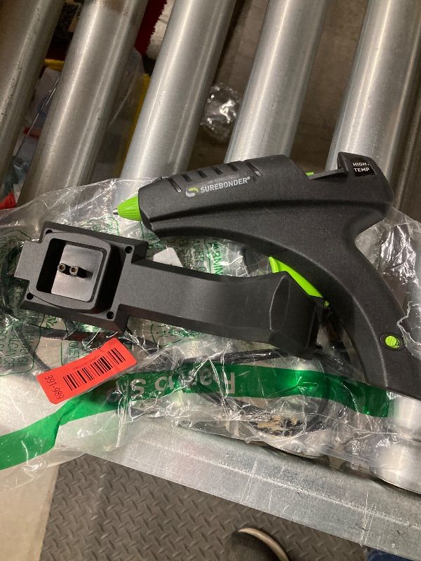 Photo 1 of ***DAMAGE -GLUE STICK STUCK IN CHAMBER*** Surebonder Cordless Hot Glue Gun, High Temperature, Full Size, 60W, 50% More Power - Sturdily Bonds Metal, Wood, Ceramics, Leather & Other Strong Materials (Specialty Series CL-800F)