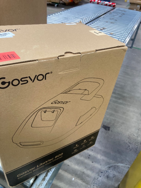 Photo 1 of (2026 Upgrade) Gosvor Cordless Robotic Pool Cleaner, Pool Vacuum for Above Ground Pool Lasts 90 Min, Portable, Self-Parking, Ideal for Flat Above-Ground Pools up to 860 sq.ft