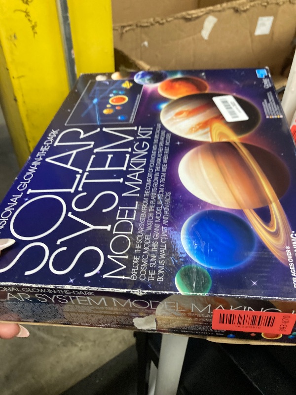 Photo 1 of **MISSING PARTS***4M 3D Glow-in-the-Dark Solar System Mobile Making Kit - DIY Science Astronomy Learning Stem Toys Educational Gift for Kids & Teens, Girls & Boys