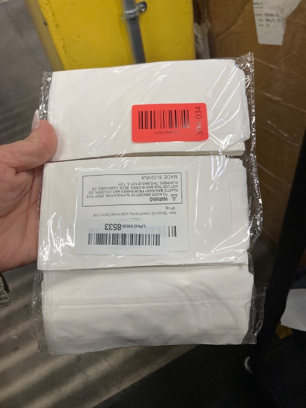 Photo 1 of **MISSING PARTS**100-pack 3x5 Inches Mini Size White Kraft Paper Bags for Bakery Cookies Treats Snacks Popcorn Small Gift bag