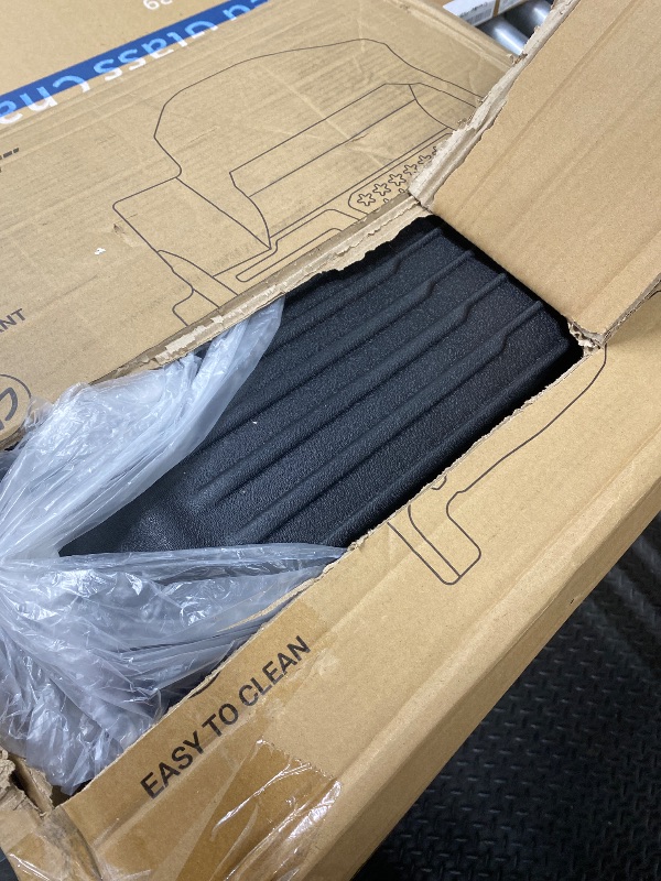 Photo 1 of **SIMILAR--UNSURE OF SPECIFIC CAR THEY FIT**SEALIGHT All Weather Floor Mats for 2019-2026 Chevy Silverado GMC Sierra 1500 Accessories / 2020-2026 Sierra 2500 HD/3500 HD Crew Cab, Non-Slip TPE, Odorless, Easy to Clean, Waterproof, Custom Fit