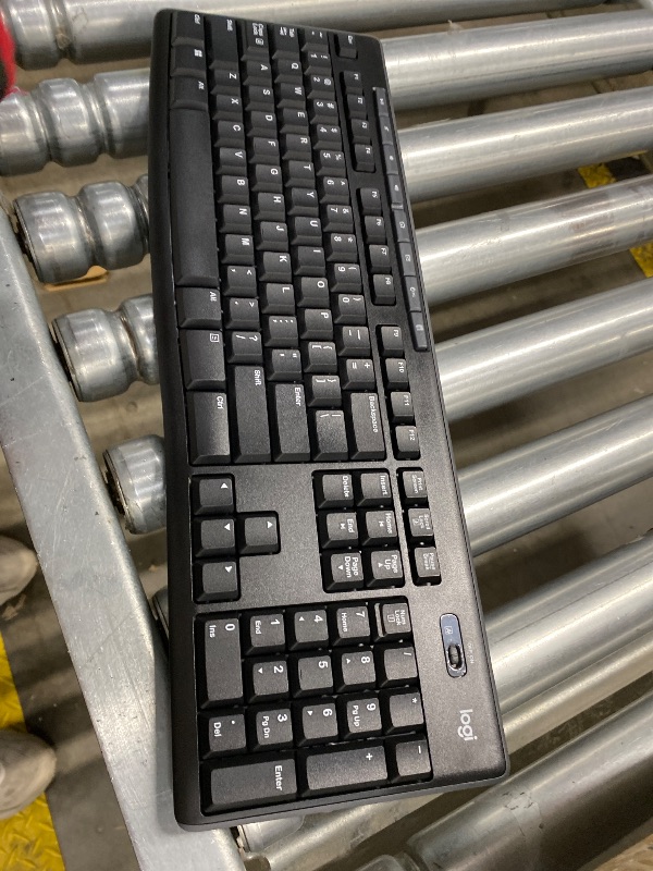 Photo 1 of **Missing Mouse***Logitech MK270 Wireless Keyboard and Mouse Combo for Windows, 2.4 GHz Wireless, Compact Mouse, 8 Multimedia and Shortcut Keys, 2-Year Battery Life, for PC, Laptop - Black