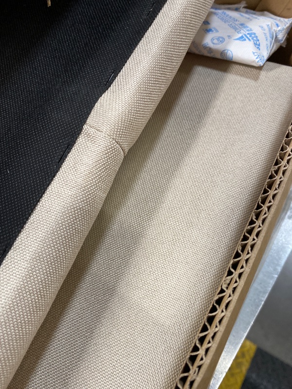 Photo 1 of ****Missing Box 1***** Merax Full Size Upholstered Daybed, Sofa Bed Frame with Underneath Storage, Space-Saving Corner Day Bed for Living Room Bedroom & Guest Room, No Box Spring Needed, Beige