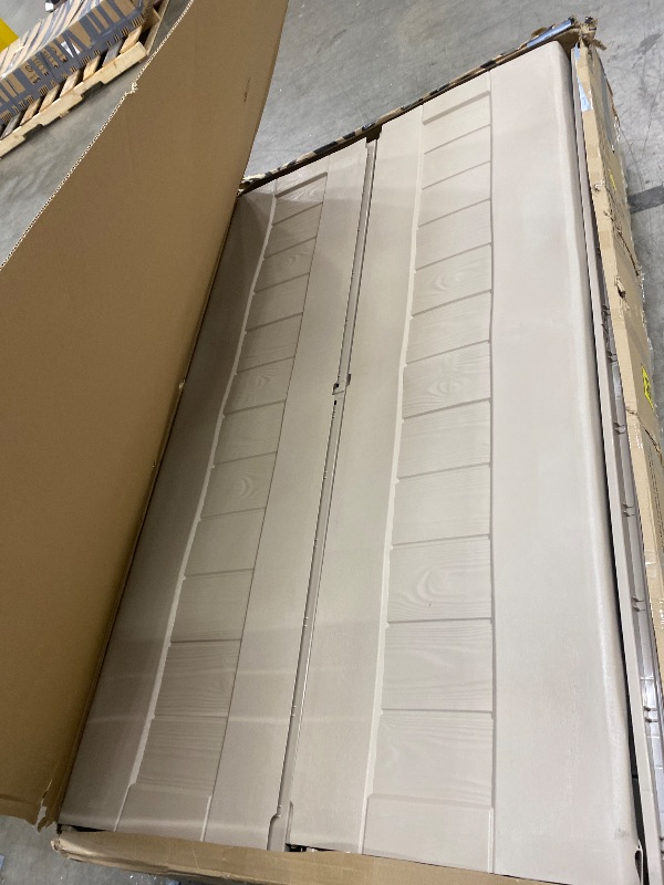 Photo 1 of **PARTS ONLY****Keter Factor 6x3 Outdoor Storage Shed Kit-Perfect to Store Patio Furniture, Garden Tools Bike Accessories, Beach Chairs and Push Lawn Mower, Taupe & Brown
