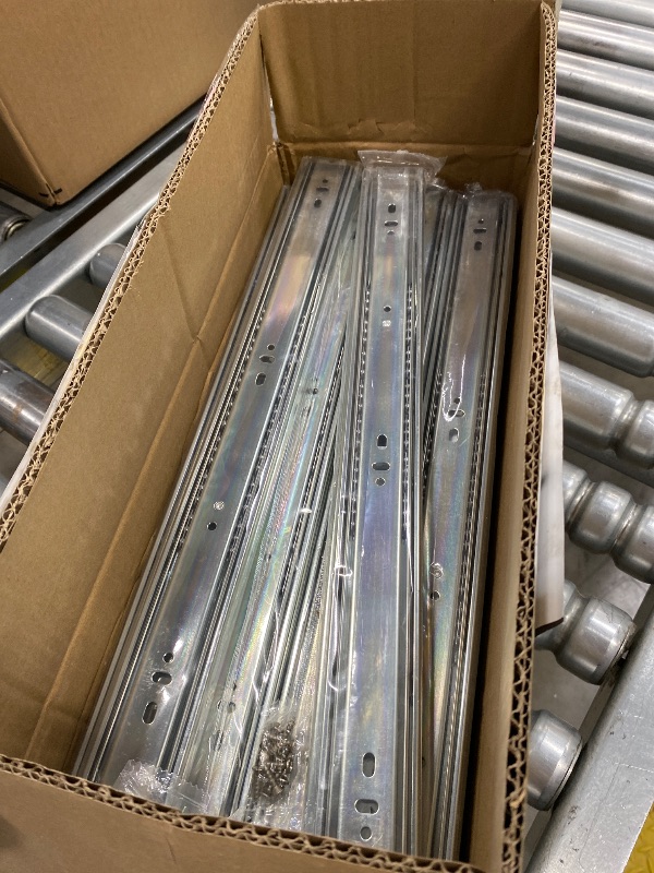 Photo 1 of 10 Pair of 18 Inch Drawer Slides,100 LB Capacity Full Extension Side Mount Drawer Rails