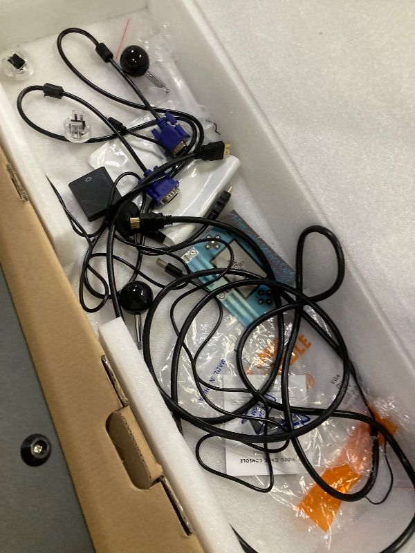 Photo 1 of ***USED*** RegiisJoy 50000 in 1 Pandoras Box Ultra Arcade Game Console , Retro Game Machine for PC & Projector & 4K TV, 3D Games, Search/Save/Load/Pause Games, 1280X720,256G TF, USB-C Charging, Built-in Speaker