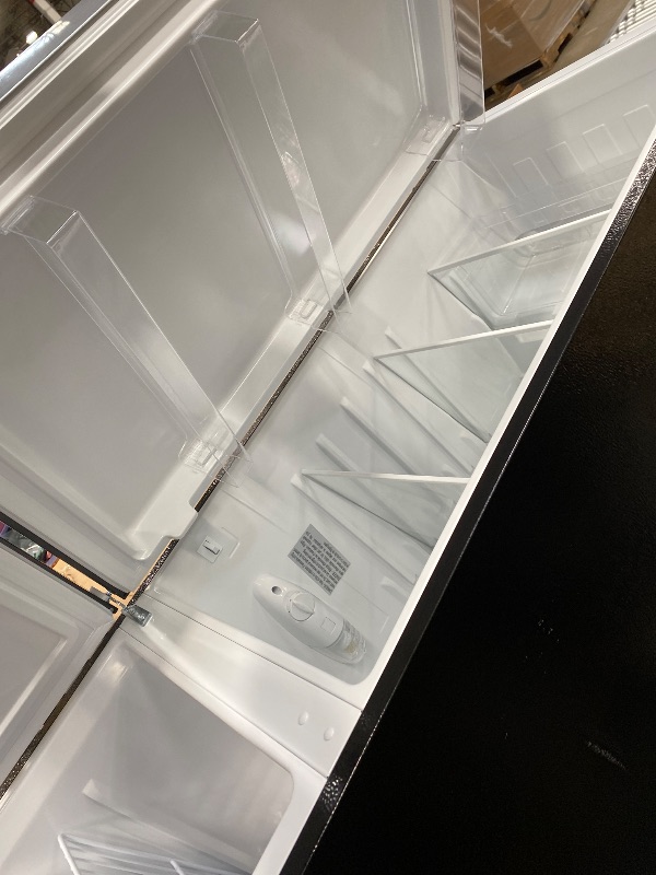 View 2 of ***Selling for parts only***ARCTIC CHEF ACFR725AMZ6COM 2 Door Apartment Size Refrigerator with Freezer, Stainless