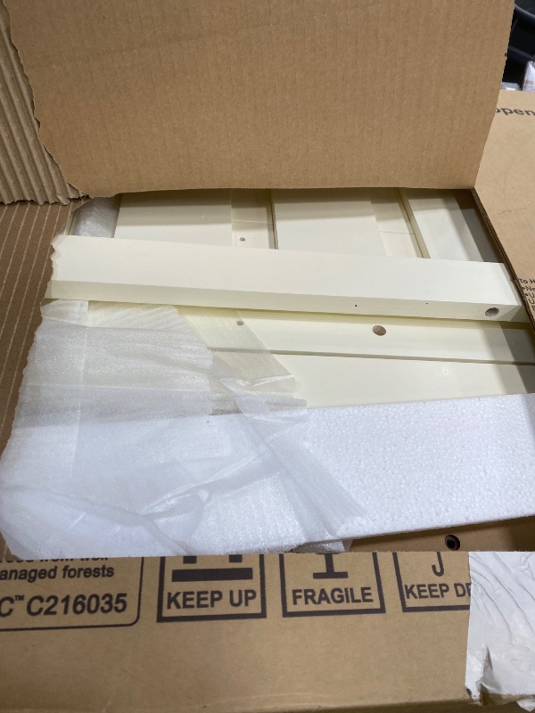 Photo 1 of ****MISSING BOX 1****
Bellemave Bunk Bed Twin Over Twin with Ladder, House Bunk Beds with Bookshelf and Window for Kids, Teens, Beige & Natural