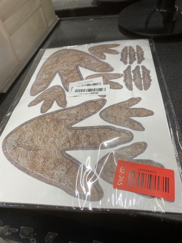 View 2 of  Pieces Dinosaur Decor Dinosaur Footprints Floor Decals Peel and Stick Track Stickers Removable Tracks Wall Decals Vinyl Footprints Wall Decal for Baby Nursery Bedroom Home Decor
