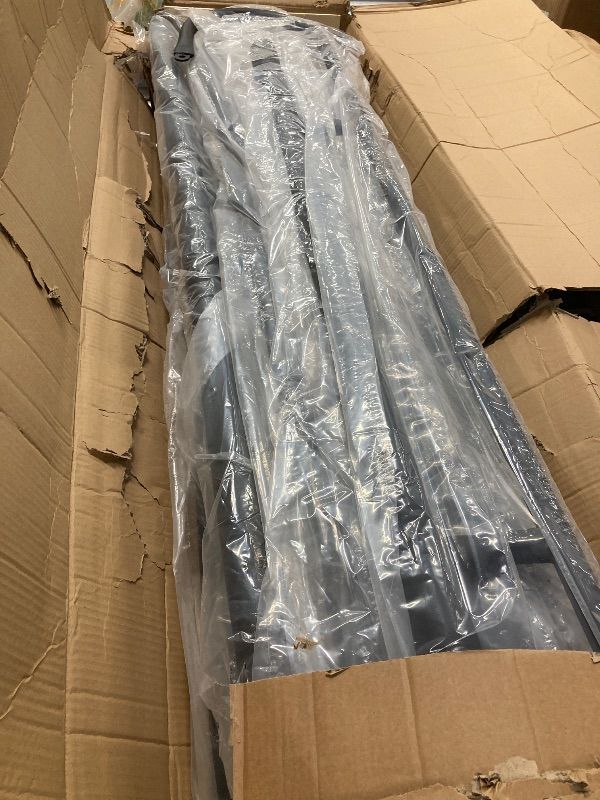 Photo 1 of ***damaged, use to parts**ALMULOO Adjustable Truck Ladder Rack 60" W x 138" L x 34" H Universal Truck Pickup Bed Contractor Rack Heavy Duty Steel Lumber Utility Kayak Rack 1000lbs ***BOX RIPPED/TORN***