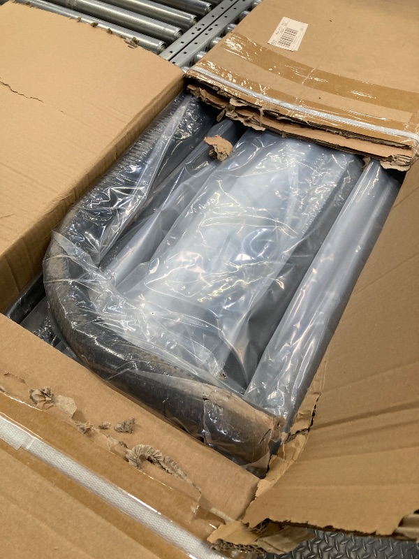 Photo 1 of ***damaged, use to parts**ALMULOO Adjustable Truck Ladder Rack 60" W x 138" L x 34" H Universal Truck Pickup Bed Contractor Rack Heavy Duty Steel Lumber Utility Kayak Rack 1000lbs ***BOX RIPPED/TORN***