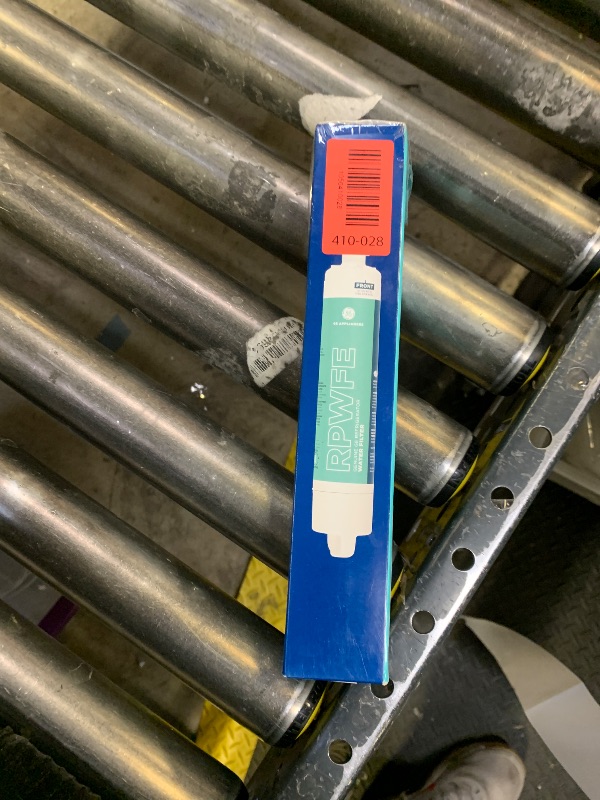 Photo 1 of GE RPWFE™ Refrigerator Water Filter, Genuine Replacement Filter, Certified to Reduce Lead, Microplastics, PFOA/PFOS, and 50+ Other Impurities, Compatible with GE Appliances Brands, Pack of 1