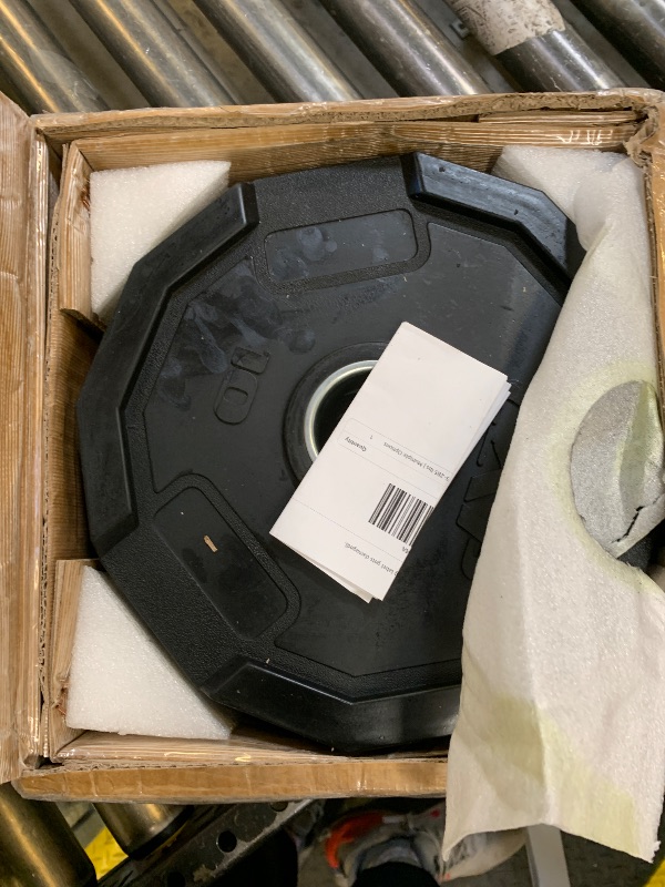 Photo 1 of CAP Barbell *40 LBS TOTAL* 2-inch Rubber Coated Cast Iron 12-Sided Weightlifting Grip Plate (Set of four 10lbs plates)