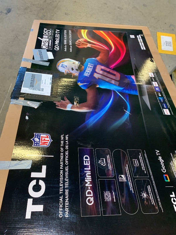 Photo 1 of TCL 85 Inch Class QM8K Series | Mini LED QLED 4K HDR | 85QM8K, 2025 Model | 120HZ-144HZ Anti Reflective Wide Angle Screen Smart Google TV Dolby Atmos | Voice Remote Alexa Gaming Streaming Television