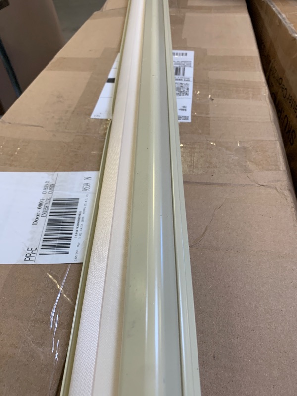 Photo 1 of ChrisDowa Cordless Zebra Blinds for Windows, Dual Layer Free-Stop Light Filtering Window Roller Shades, Pull Down Privacy Zebra Shades for Home, Office, Bedroom, Door (64" W x 72" H, Beige)