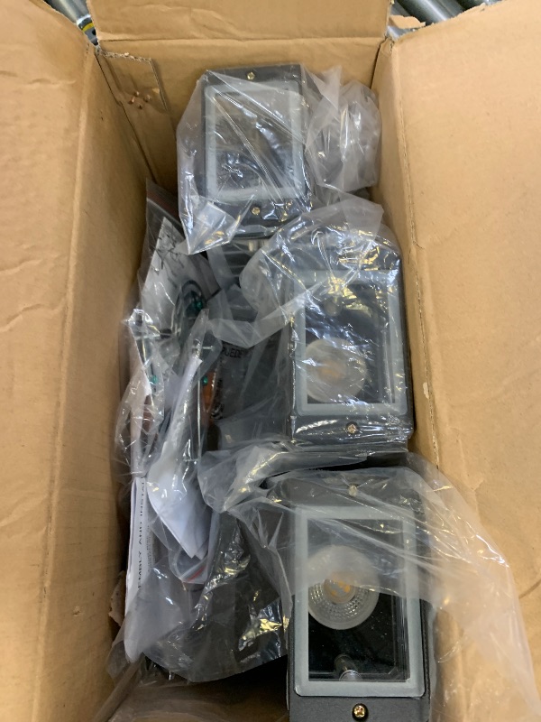 Photo 1 of DASTOR 4 Pack Outdoor Wall Lights, Modern Exterior Lighting Fixtures Wall Mount, 2-Layer Black Outdoor Lights for House, Up and Down Lights Outdoor Sconces Wall Lighting for Porch Patio Garage