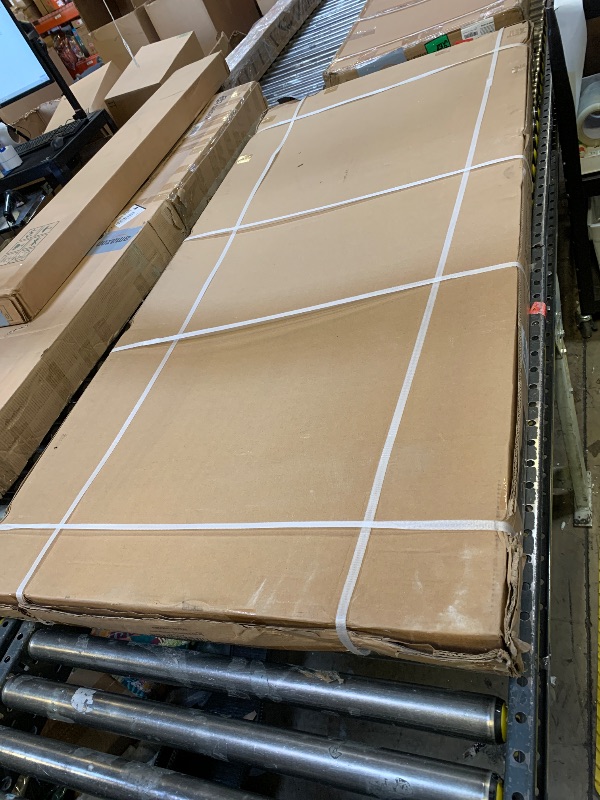 Photo 1 of **USED, UNKNOWN IF MISSING PARTS* ENSO SENKA Frameless Pivot Shower Door 34.8-36" W X 72" H, 1/4" (6mm) Clear SGCC Tempered Glass, Hinged Pivot Swing Shower Door, Reversible Installation, Easy to Clean, Brushed Nickel