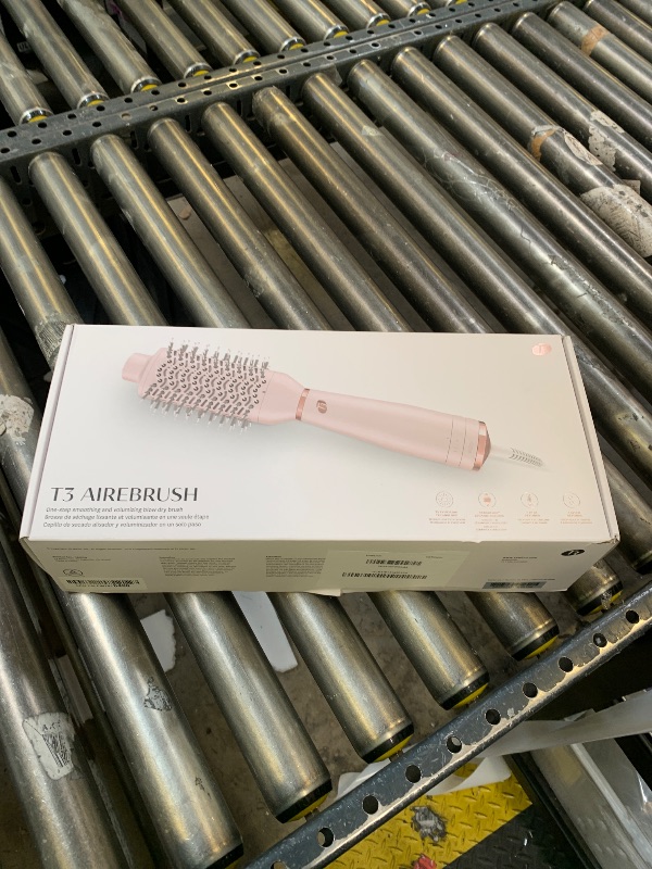 Photo 1 of T3 AireBrush One Step Smoothing and Volumizing Hair Dryer Brush, Blow Dryer Brush for Fast Drying and Styling with Multiple Heat and Speed Settings, Ceramic Oval Brush and Cool Shot