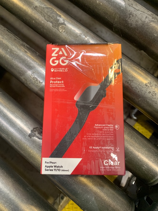 Photo 1 of ZAGG Ultra Clear Film Screen Protector for Apple Watch Series 11/10, Watch Size: 46mm – Impact & Scratch Protection, Self-Healing Nano Technology, High-Definition Clarity, Easy Installation