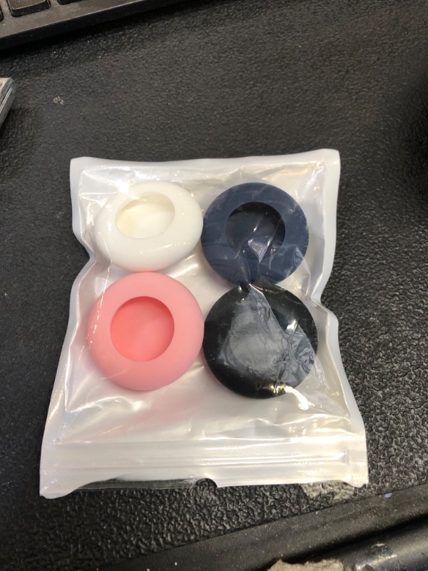 Photo 1 of [4 Pack] Princess Ocean Medallion Watch Adapters - Silicone Cruise Accessories Holder for Carnival Ocean Medallion (2024, 2025, 2026), Fits Watch Wristbands - Black, White, Pink, Dark Blue