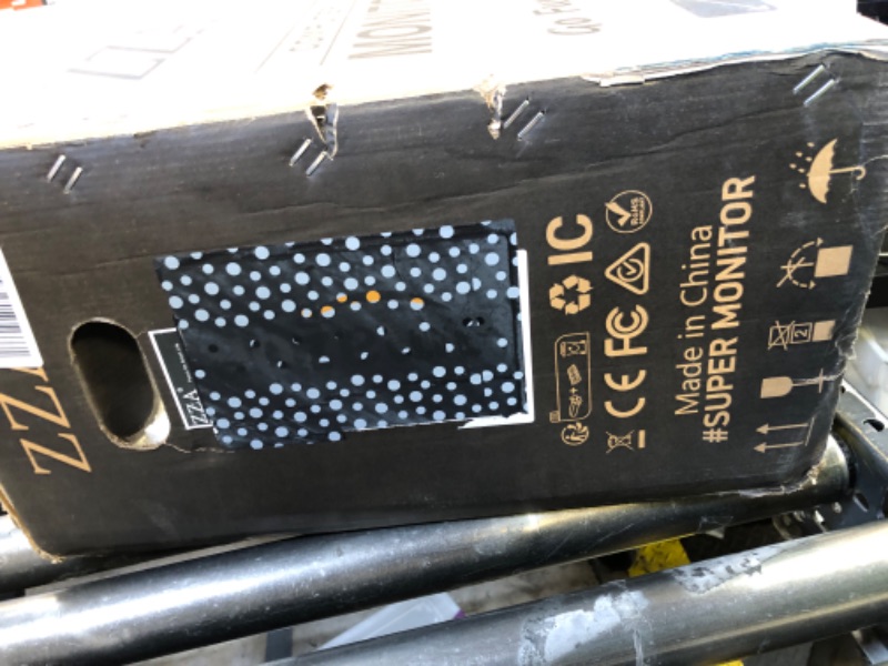 Photo 1 of ZZA MONITOR BROKEN HALF OF SCREEN BLACK