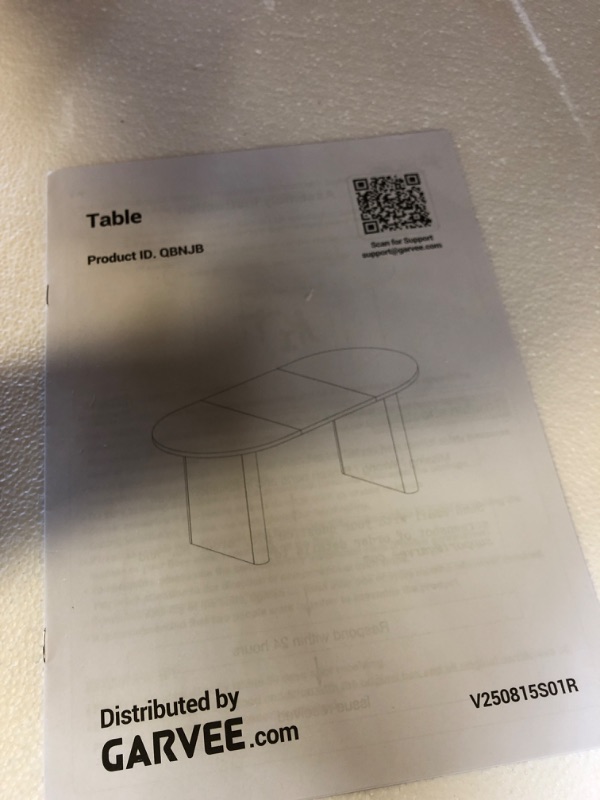 Photo 1 of BLACK FLODABLE WOOD TABLE