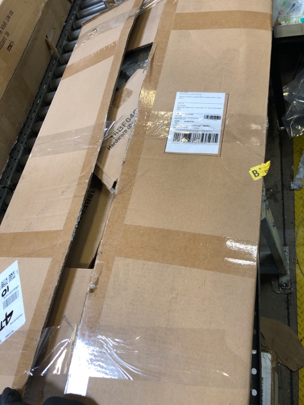 Photo 1 of Olee Sleep 18 Inch Heavy Duty Steel Slat Anti-Slip Support, Easy Assembly Platform Bed Frame, Noise Free Steel Mattress Foundation, Maximum Storage, No Box Spring Needed, Black, Cal King Size