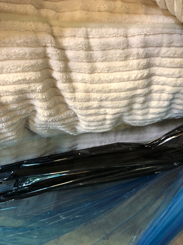 Photo 1 of BONLESS WHITE COUCH UNKNOWN EXACT SIZE