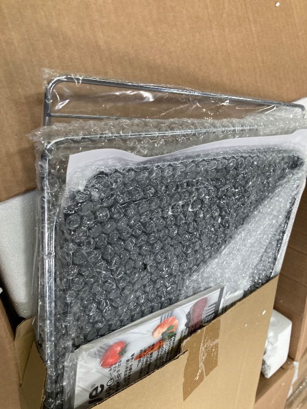 Photo 1 of **DENT IN BACK***Nuwave Bravo XL Pro Air Fryer Toaster Oven with Grill Combo, 2025 New Ultra-Fast Convection System, 35% Crispier, 2X More Even, 142 Presets, 50-500F, Smarter Probe, PFAS Free, 30QT, Stainless Steel