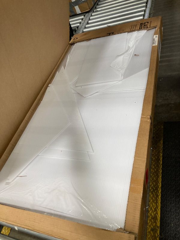 Photo 1 of ****MISSING PIECES -SELLING AS PARTS ONLY*** 6x8FT Polycarbonate Greenhouse, Walk-in Outdoor Aluminum Frame Greenhouse with Roof Vent, Lockable Push Door for Garden, Backyard, Patio & Lawn