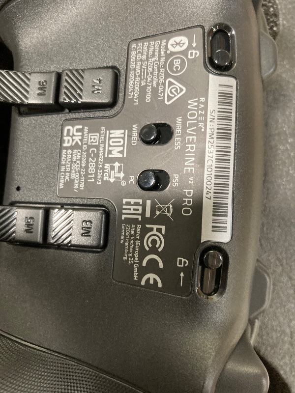 Photo 1 of Razer Wolverine V2 Pro Wireless Gaming Controller for PlayStation 5 / PS5, PC: Mecha-Tactile Action Buttons - 8-Way Microswitch D-Pad - HyperTrigger - 6 Remappable Buttons - Chroma RGB?? - Black