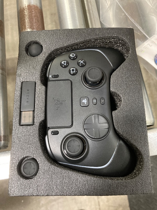 Photo 1 of Razer Wolverine V2 Pro Wireless Gaming Controller for PlayStation 5 / PS5, PC: Mecha-Tactile Action Buttons - 8-Way Microswitch D-Pad - HyperTrigger - 6 Remappable Buttons - Chroma RGB?? - Black