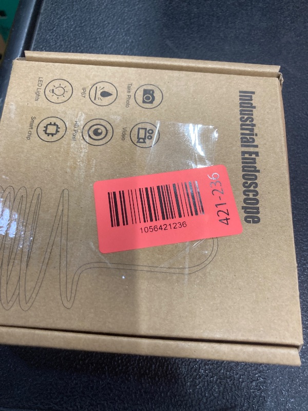 Photo 1 of [Dual-Lens] Endoscope Camera with Light, 1920P HD Borescope with 8+1 Adjustable LED Lights, IP67 Waterproof 16.5FT Semi-Rigid Snake Cord Inspection Camera for iPhone, iPad and Android Phone (Type C)