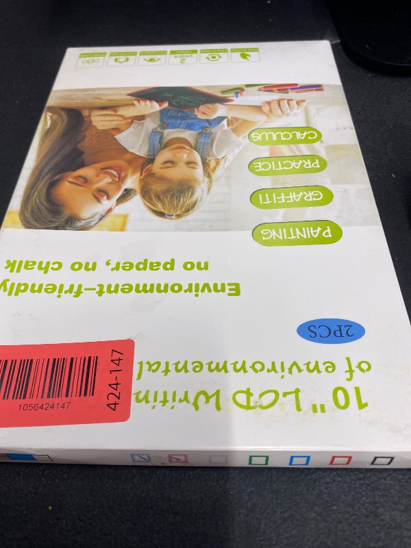 Photo 1 of [2 Pack] Genialba LCD Writing Tablet 10-Inch Colorful Doodle Board, Toddler Learning Educational Toys Gifts for 3-8 Years Old Girls and Boys, Electronic Drawing Pad for Kids (Pink&Blue)