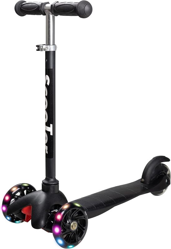 Photo 1 of **NO BOX***Scooter for Kids, Adjustable Height, Light Up LED Wheels with Aluminum 3 Wheel Glider Scooter for Ages 2-5, Ideal Toddler Training for Ages 3-5 Boys and Girls