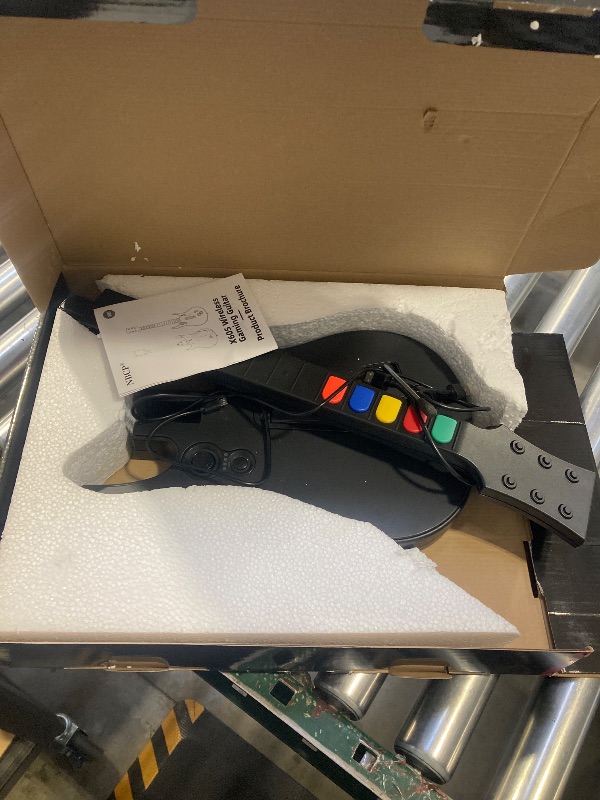 Photo 1 of NBCP Wireless Guitar Controller for Xbox Series X/S, Xbox One & PC – Compatible with Rock Band 4 and Fortnite Festival, 2.4G Connection, Guitar Strap Included – Black