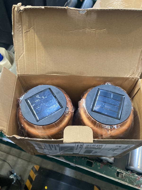 Photo 1 of 2 Pack Bigfoot Outdoor Solar Hanging Lanterns Waterproof LED Solar Lights Metal Decorative Lanterns for Garden, Patio, Courtyard, Backyard, Yard Decor Unique Bigfoot Gifts for Women Gardening