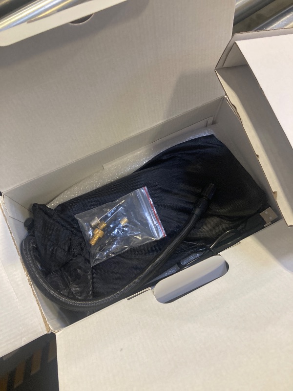 Photo 1 of 180psi Tire Inflator Portable Air Compressor,26000mah Air Pump For Car Tires,5x Fast Bicycle Pump With Digital Lcd Pressure Gauge/Led Light/Power Bank, Bike, Motorcycle, Ball-1pcs