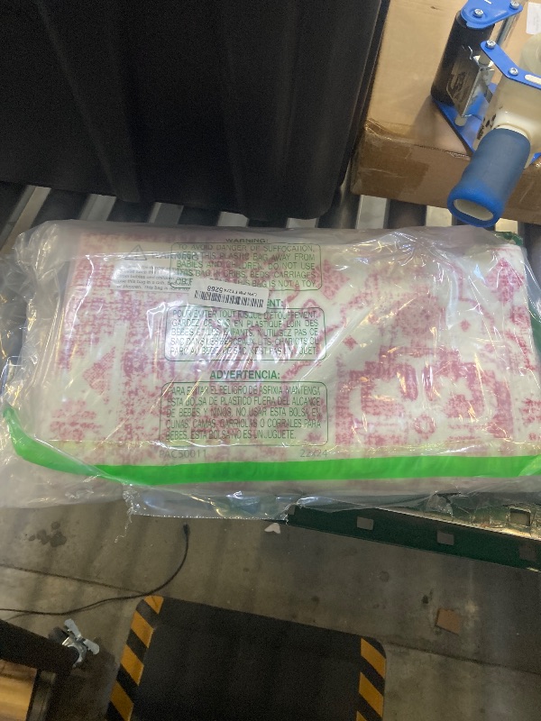 Photo 1 of 3x5 Washable Pink Area Rug, Upgraded Denser Surface Vintage Rugs, Honeycomb Non-Slip Backing Living Room Rug, Easy Care Foldable Rugs for Living Room Bedroom Kitchen Dinning Room Home Office