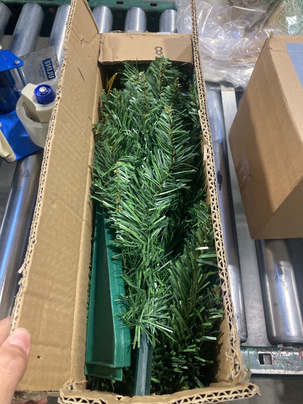 Photo 1 of 3 Feet Green Christmas Tree with Lights, 8 Modes Timer 50 Warm White Lights Battery Operated Small Artifical Full Christmas Tree for Indoor Home Tabletop Office Xmas Holiday Decorations