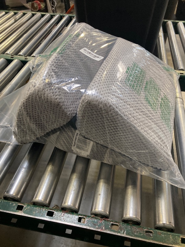 Photo 1 of Dog Ramp for Stairs for Small & Senior Dogs and Cats – Non-Slip Stair Wedges for Dogs with Gentle Slope, Pet Ramp with Washable Cover & Self-Sticky Pads for Safe Climbing (Gray, 3 Pack)