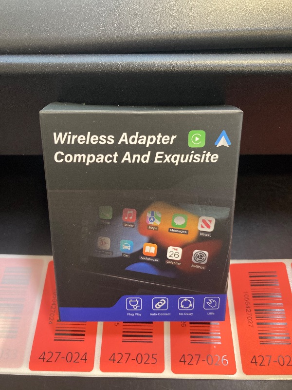 Photo 1 of 2026 Wireless CarPlay Adapter, 2in1 Mini CarPlay Wired to Wireless with Fast Stable Connection, Plug and Play, Zero Delay Car Play for iPhone iOS 10+, Android 11+Marine Autopilots