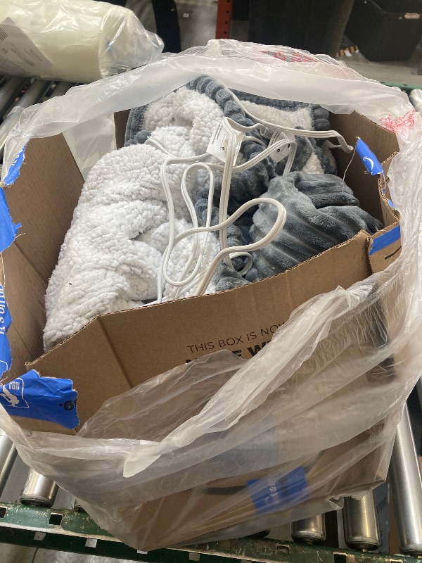 Photo 1 of Bedsure GentleSoft Electric Blanket Queen Size - Soft Ribbed Flannel Heated Blanket with Dual Control, Heating with 10 Heat Settings & 10 Time Settings, 8 hrs Timer Auto Shut Off (84x90 inches, Grey)