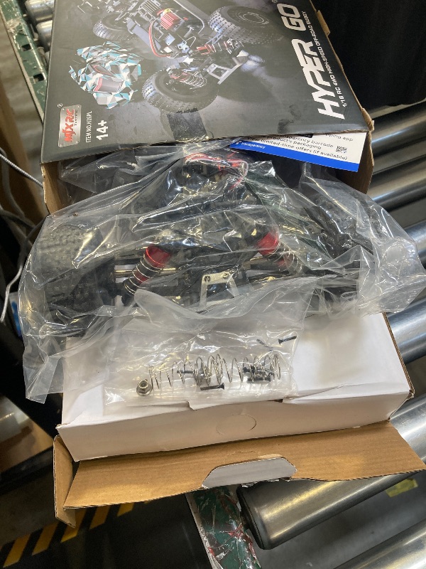 Photo 1 of HYPER GO H16PL 1/16 RTR Fast Brushless RC Buggy for Adults, Max 38 mph RC Truck, 4WD High Speed Racing Car with 2S 2000 mAh Battery for RC Basher