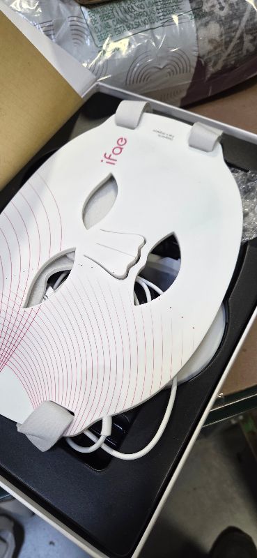 Photo 1 of Aesthifae Red Light Therapy Mask for Face and Neck, 7 Colors with NIR Led Face Mask Light Therapy with Eye Protection and Remote, Rechargeable Ergonomic Design for True Anti-Aging Skincare at Home