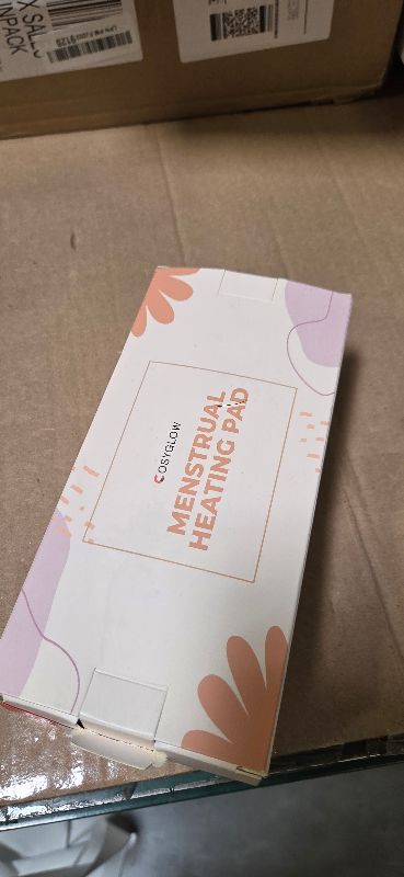 Photo 1 of Portable Cordless Heating Pad Cramps:COSYGLOW 6 Heat Levels 6 Massage Modes, 3S Fast Heating,Period Menstrual Electric Heating Pad for Back Pain Relief,Gifts for Women and Girls(Black)