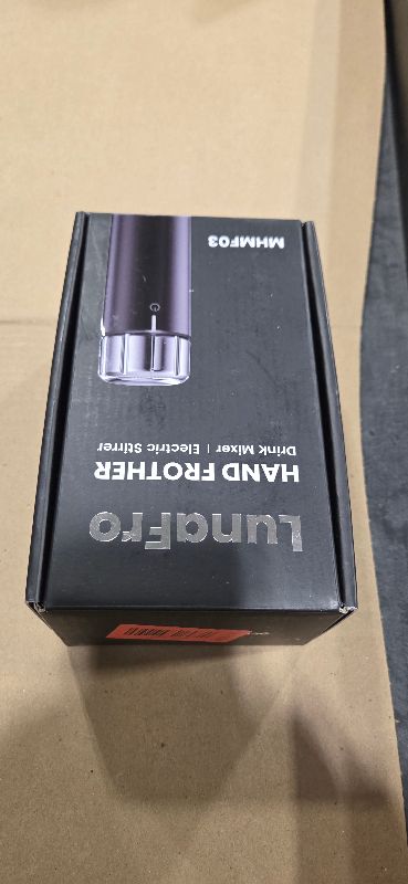 Photo 1 of **SELLING FOR PARTS**Maestri House Rechargeable Milk Frother with Stepless Speed Control, LunaFro Max Handheld Electric Foam Maker Waterproof Drink Mixer Foamer with Stand & Detachable Whisks for Lattes, Cappuccino